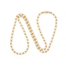 Vintage Dior Yellow Gold Plated Chain Necklace