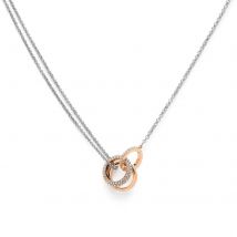 Stainless Steel Classic Crystal Necklace