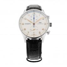 Pre-Owned IWC Portugieser Chronograph 40.9mm Stainless Steel IW371445