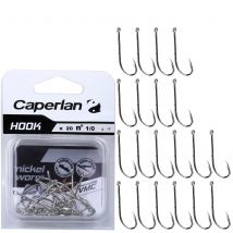 Caperlan - Angelhaken Mit Öhr Hook Nickel Worm Eye - 4