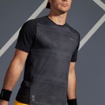 Artengo - Tennis T-shirt Herren Tts 500 Dry Schwarz/grau - 48 / XL - 48 / XL - Herren