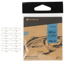 Caperlan - Agrafe Pêche Double Snap Inox X10 - 3
