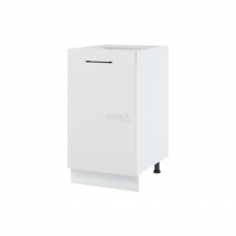 Meuble îlot de cuisine Lovia Blanc Mat 1 porte L 45 cm