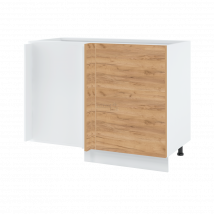 Meuble d'angle bas Bellissi Chene 1 porte L 110 cm