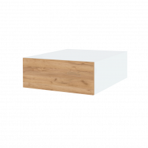 Meuble haut grande profondeur de cuisine Bellissi Chene 1 porte relevable L 90 cm