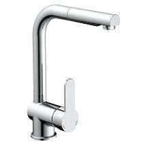 Robinet de cuisine - OSLO bec haut avec douchette chromé