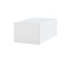 Meuble haut grande profondeur de cuisine Lovia Blanc Mat 1 porte relevable L 50 cm