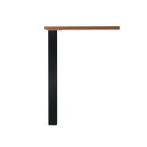 Pied de table carré réglable - Finition Noire 87 cm 60 x 60 mm - Cuisineandcie