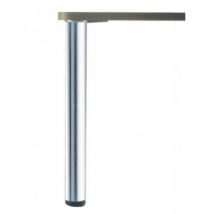 Pied de table rond réglable - Finition Inox Diametre 60 mm 82 cm - Cuisineandcie