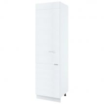 Colonne de cuisine pour réfrigérateur encastrable Bellissi Blanc 3 portes L 60 cm