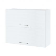 Meuble haut de cuisine Bellissi Blanc 2 portes relevables L 90 cm