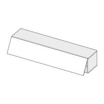 Meuble tv suspendu Cubik 150 cm - 1 porte relevable noir laqué Noir - Cuisineandcie