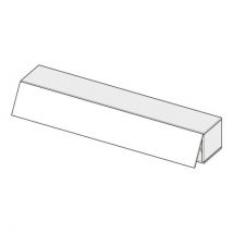 Meuble tv suspendu Cubik 180 cm - 1 porte relevable blanc mat Gris - Cuisineandcie