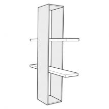 Etagère murale Cubik 150 cm - Blanc - Cuisineandcie