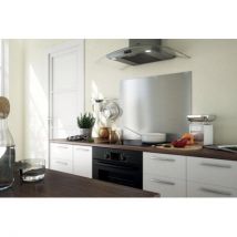 Fond de hotte coloris inox H 70 cm Largeur 90cm - Cuisineandcie