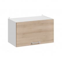 Meuble haut de cuisine Eco Chene Naturel 1 porte relevable L 60 cm