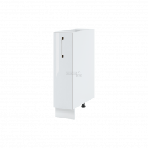 Meuble range épice Bellissi Blanc Brillant L 20 cm