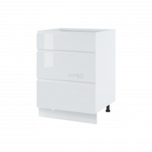 Casserolier Bellissi Blanc Brillant L 60 cm