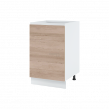 Meuble bas de cuisine Bellissi Chene 1 porte L 50 cm