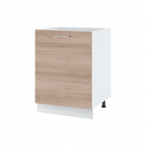 Meuble bas de cuisine Bellissi Chene 1 porte L 60 cm