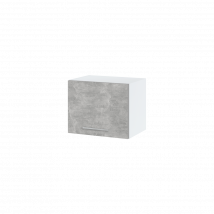 Meuble haut SLIM de cuisine Bellissi Beton naturel 1 porte relevable L 45 cm