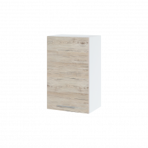 Meuble haut de cuisine Bellissi Noyer Blanchi 1 porte L 45 cm