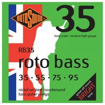 Rotosound RB35 Nickel Bass Guitar Strings 35-95