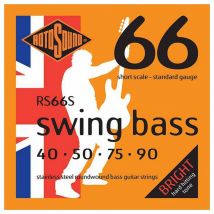 Rotosound RS66S Short Scale Steel Bass Guitar Strings 40-90