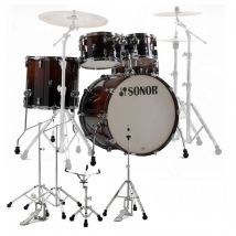 Sonor AQ2 22 5pc Drum Kit With Free Hardware Brown Fade