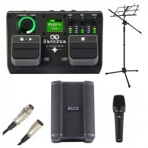 Sheeran Looper+ Dual-Layer Loop Pedal Busker Bundle