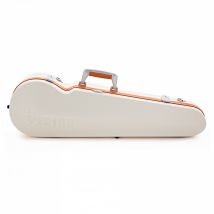 BAM Graffiti Hightech Contoured Violin Case White & Orange