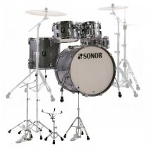 Sonor AQ2 22 5pc Drum Kit With Free Hardware Titanium Quartz