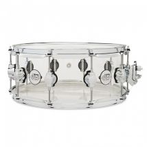 DW Design Series 14" x 6" Seamless Acrylic Snare Drum Clear