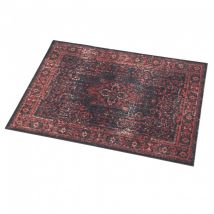 Drum N Base Vintage Persian Pedal & Amp Series Rug Red & Black