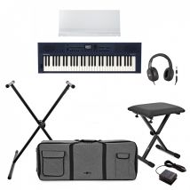 Roland GO:KEYS 3 Keyboard Midnight Blue Bundle