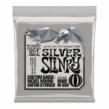 Ernie Ball 2218 John Mayer Silver Slinky 2218 Nickel Guitar Strings Set 10.5-47