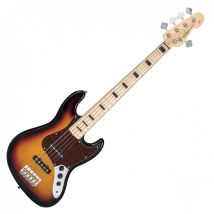 Vintage V49 Coaster Series 5 String Bass 3 Tone Sunburst - Nearly New