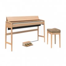 Roland Kiyola KF-10 Digital Piano with Stool Pure Oak - Ex Demo