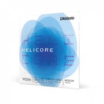 DAddario Helicore Violin String Set 4/4 Size Medium