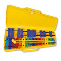 Angel AX-25N3 G4-G6 25 Note Glockenspiel Yellow Case