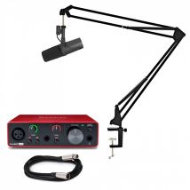 Focusrite Scarlett Solo (3rd Gen) with Shure SM7B