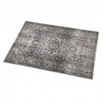 Drum n Base Vintage Persian Pedal & Amp Series Rug Grey 80cm x 60cm