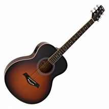 Student Electro-Acoustic Guitar by Gear4music Vintage Sunburst 2023 Model