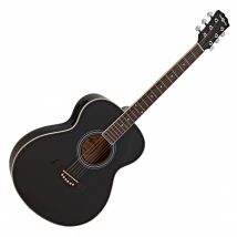 Student Electro Acoustic Guitar by Gear4music Black 2023 Model