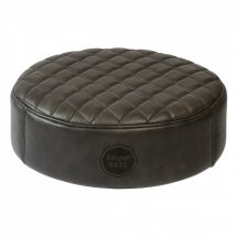 Drum N Base Full Grain Leather Drum Throne Grey (Top Only)