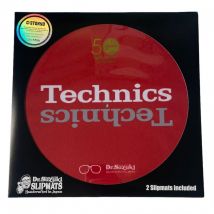 Dr Suzuki Meets Technics Mix Edition Slipmats - 50th Anniversary Red