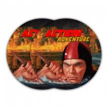 Dr Suzuki & DJ Shadow Action Adventure 12-inch Slipmats Pair