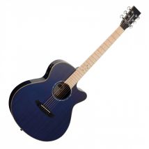 Tanglewood TW4CEBLA Winterleaf Super Folk Blue Gloss