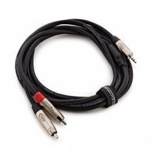 Studiospares 3.5mm (M) TRS - Phono RCA (M) Cable  3m
