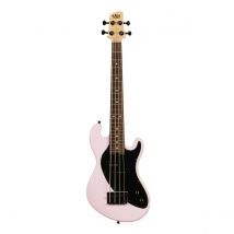 Kala U-Bass Solid Body Fretted Light Pink